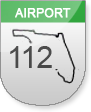 Airport 112 Road Sign