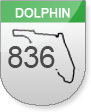 Dolphin 836 Road Sign