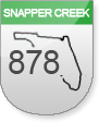 Snapper Creek 874 Road Sign